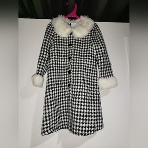 Adorable Bonnie Jean 3 piece Dress set.  Jacket, Dress, and hand warmer!